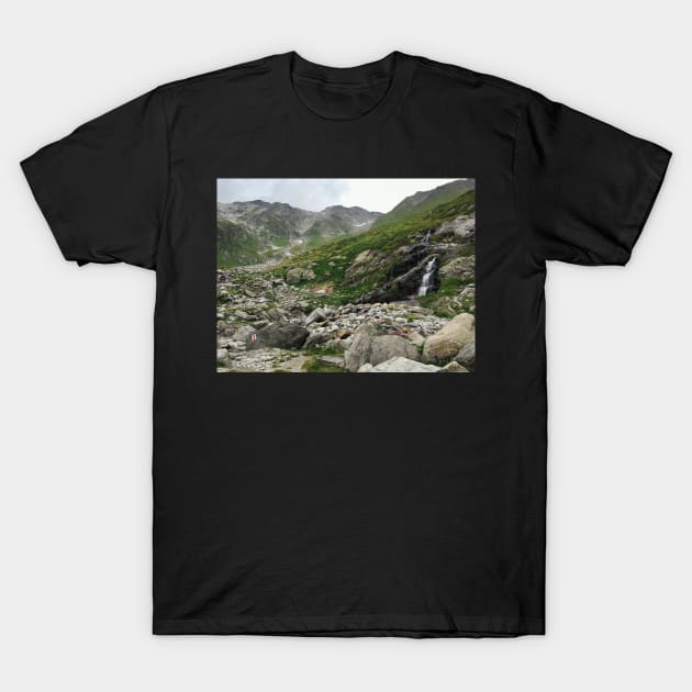 Hiking The Alps T-Shirt by visualspectrum